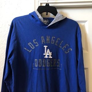 LA Dodgers 47 Long Sleeve Hooded Shirt
